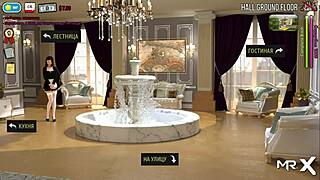 fashionbusiness takes a hot shower in this 3d cartoon anime game