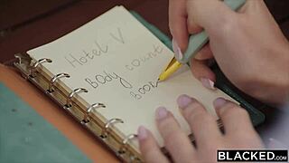 Blacked Bosslady Milf Brandi Dominates Two BBCs at Hotel Vixen