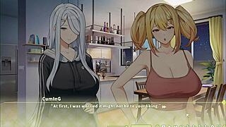 Summer Clover Harem Hentai Game Ep 2 - Sexy Boss Offers Quickie