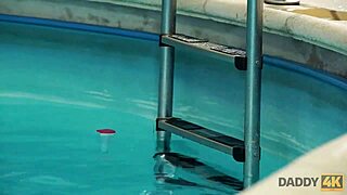 i watch this beautiful lady fuck an old man on his villa