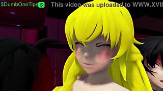 futa night at the bar in rwby