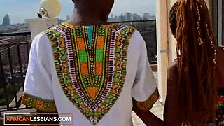 Nigerian milf gets her pussy licked by ex worker