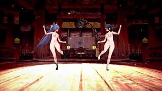 These Honkai Star Rail characters in hentai MMD are intense.