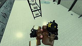 Hot Black Nun Gets Fucked in Roblox