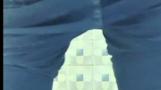 Ann Latina's Intense Golden Shower In Bathroom!