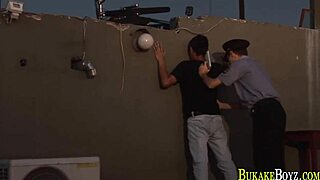 i got facialized as a latino twink in bondage uniform