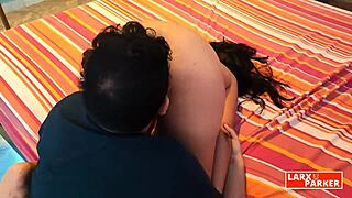 We lick Regina's cute pussy.