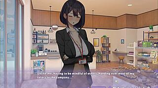 Summer Clover Harem Hentai Game Ep 2 - Sexy Boss Offers Quickie