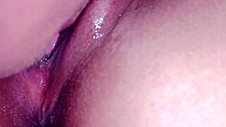 She’s dripping wet with a juicy pussy during wild group play.