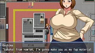 Velinho grabs neighbor's giant ass in hentai routine!