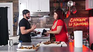 i'm always horny when i'm in the kitchen, just can't help myself sometimes