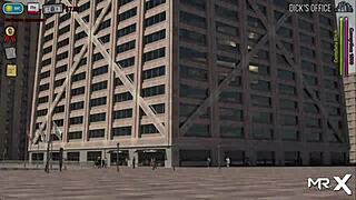 fashionbusiness takes a hot shower in this 3d cartoon anime game