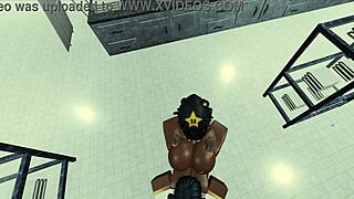 Hot Black Nun Gets Fucked in Roblox