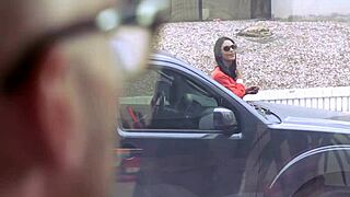 Jasmine Caro Shows Off Her Big Boobs To Johnny Sins At Work.