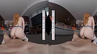 Naughty America features Penny Pax fucking you in virtual reality with her big tits and monster cock