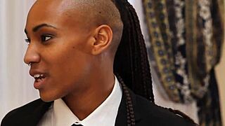 Must See Lesbian Wedding Night with Interracial Action!