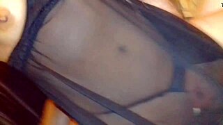 I fucked my orgasmic maid. Filled her with cum.