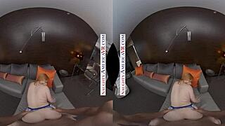 Naughty America features Penny Pax fucking you in virtual reality with her big tits and monster cock