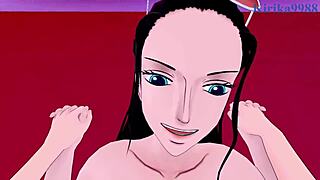 nami and nico robin get into some intense sex in this one piece pov hentai