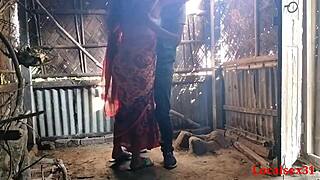 Red Saree Wife Outdoor Blowjob Official Video By Localsex31