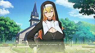 Summer Clover Harem Hentai Game Ep 2 - Sexy Boss Offers Quickie