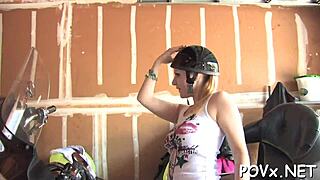 astonishing hottie demonstrates fashionable sex skills 😍