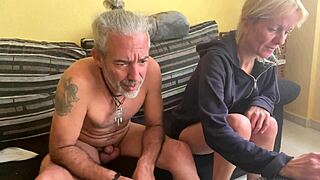 Passionate Webcam Sex with Blonde MILF and Monster Cock