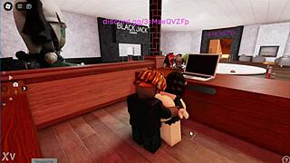 cheating roblox girl takes big black cock in anime hentai