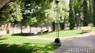 Teen Cali Hayes Trades Blowjob for Cash in Rough Encounter