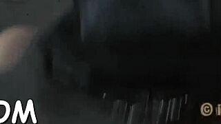 clamped up hottie gets a hook in her anal with toy