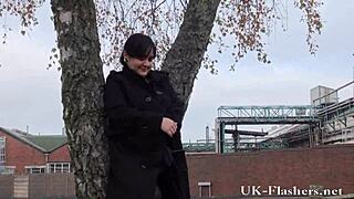 andreas the exhibitionist english amateur daring to flash and strip outdoors