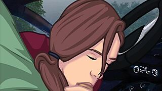 i stumbled upon this sexy cartoon with a fat monster cock getting a blowjob, part 1