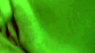 sexy amba wakes from erotic dream to finger herself close-up