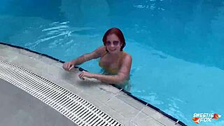 Redhead's intense fucking contrasts with her deep blowjob skills