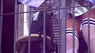 exhibitionist wife helena price flashes upskirt pussy in public at fantasy fest, crowd goes wild! 😜