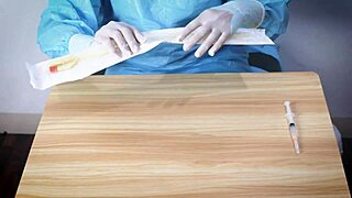 Medical glove fetish ASMR session with Dominafire, so kinky! 😘