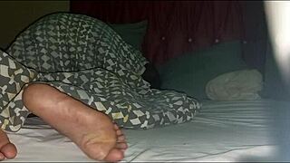 She awoke with my big black cock deep in her pussy