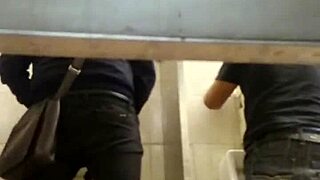 Hot gay sex happening in the toilet right now 🔥