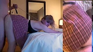 Wow! Pawg white girl bent over doggystyle in old amateur footage!
