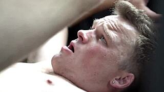 Stepson demonstrates he's ready to drive his daddy's car.