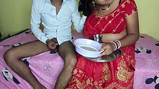 On my first Karva Chauth, my husband got drunk and fucked me hrad.