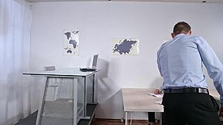 exciting classroom promo featuring teen actresses rebecca volpetti and cherry kiss in a wild scene