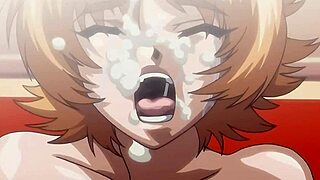 In Taimanin Asagi vol 03, sisters are fighting each other in this intense anime scene