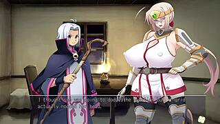 watch horny heroine ingrid playing with her huge tits in ep 2