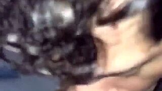 Wow, banging with this hot black stud outdoors! 😍