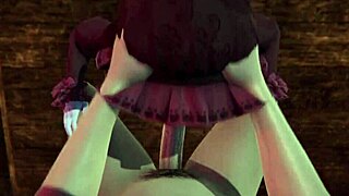 i'm shalltear bloodfallen, do you want a blow job in this 3d hentai? it's uncensored and all.