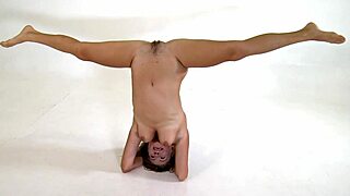 aliska zhiros, show me how a fat blonde does gymnastics