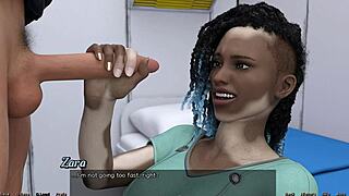 Wow! Black Virgin in Space Wants Cum in Her Mouth!