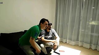 The maid, a terrible prostitute, performs blowjob and anal with monster cock, but doesn't tell the lady. Part 1