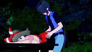 Misty, Kasumi, and May Haruka in intense Pokémon hentai action.